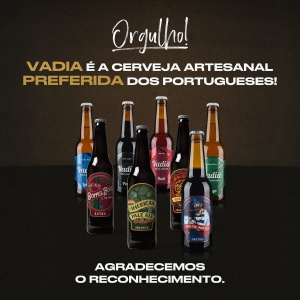 Vadia é a cerveja preferida dos Portugueses